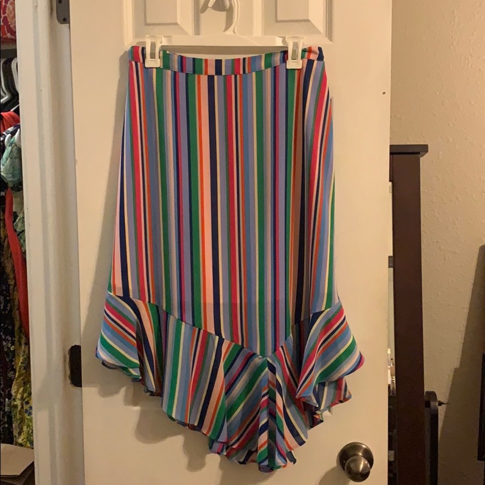 A New Day rainbow stripped skirt
